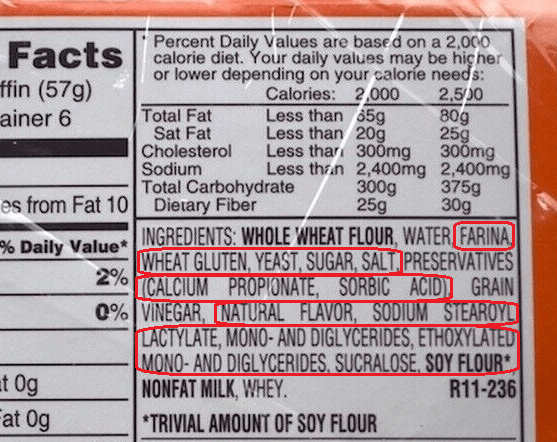 TOXIC BREAD INGREDIENTS