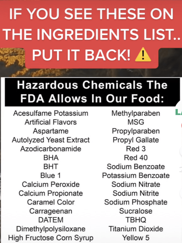 DANGER: FDA ALLOWS POISON IN YOUR FOOD