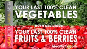 Truly 100% Clean fruits and vegetables