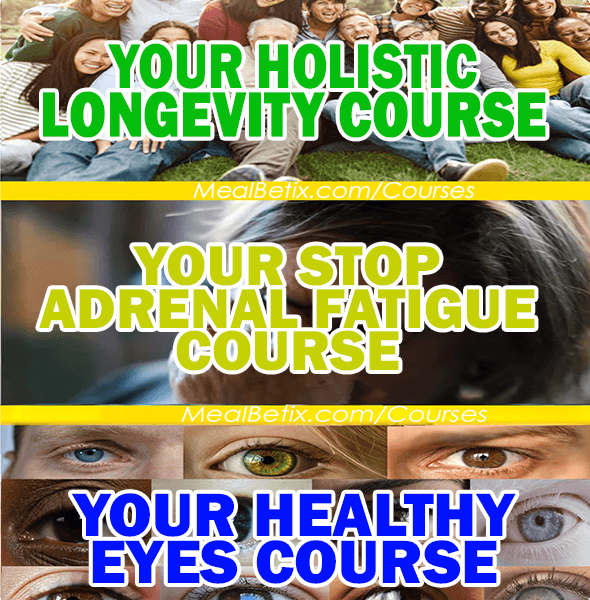 3 Courses - Longevity Course, Stop Adrenal Fatigue Course and Healthy Eyes Course