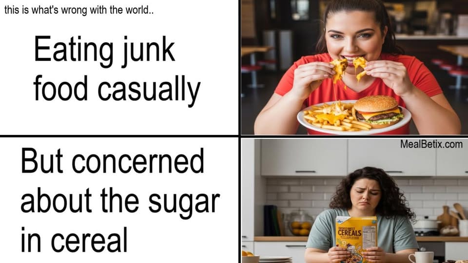 eat junk food