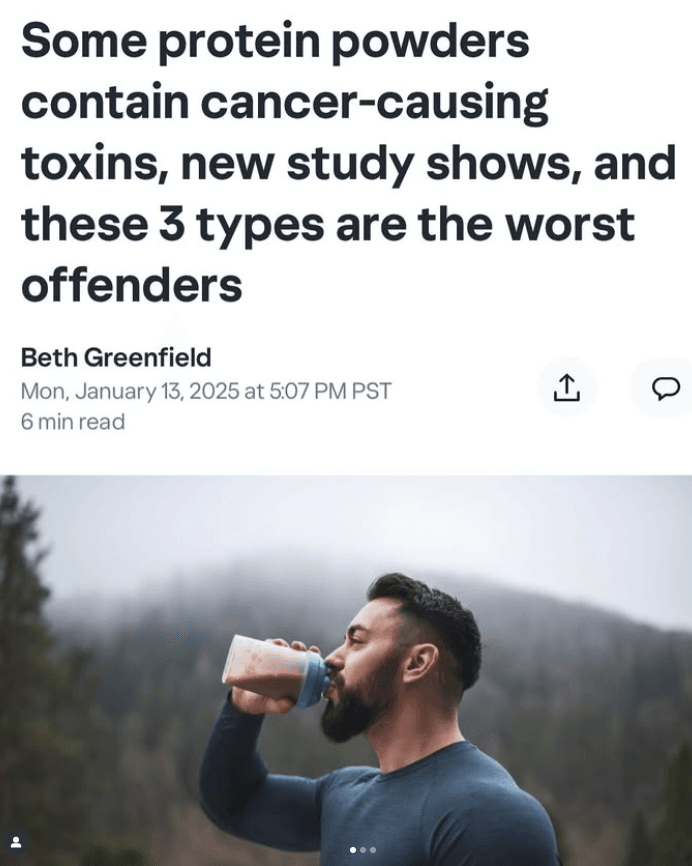 toxic protein powders