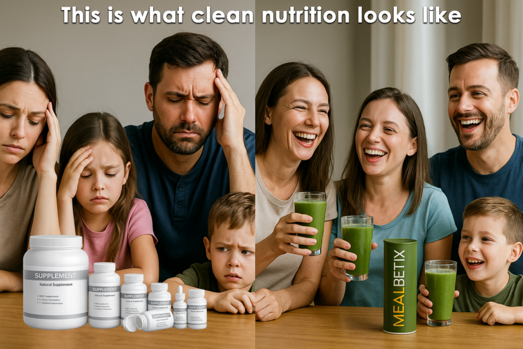 BEFORE AND AFTER DRINKING MEALBETIX FAMILY (with supplements)