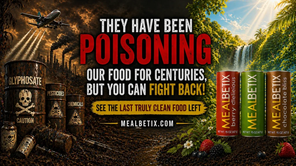 THEY HAVE BEEN POISONING OUR FOOD FOR CENTURIES - GLYPHOSATE-FREE