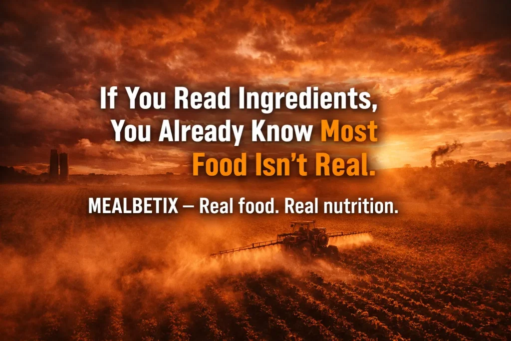 if You Read Ingredients You Already Know Most Food Isn't Real.